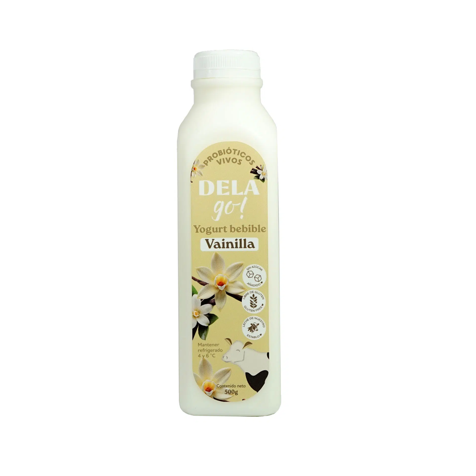 Yogurt-Dela-Go-Vainilla-500-ml Yogurt bebible dela go! vainilla - 500 ml