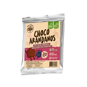 Choco arándanos sin azucar 20gr