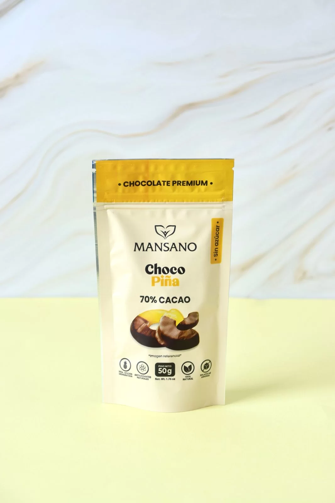 choco piña 70% cacao - 50 gr Choco piña 70% cacao - 50 gr