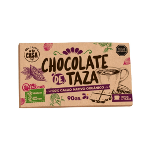 Chocolate de taza vegano sin azúcar 90gr