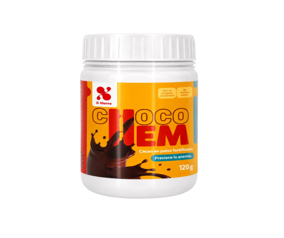 ChocoHem Cacao en Polvo Fortificado 120 g – DHierro